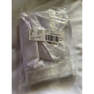 Playtex 46DD White Lace Full Coverage Bra Front Opening Adjustable Straps